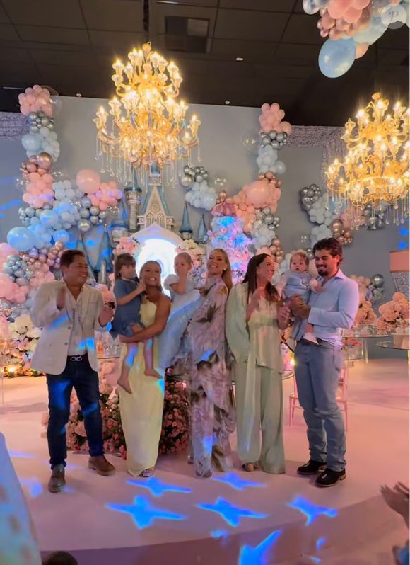 Festa de três anos de Maria Flor teve reencontro de Zé Felipe e Virgínia após separação