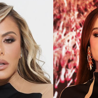 Coincidência ou cópia? Poliana Rocha repete vestido de R$ 60 mil usado por Maiara em festa que ambas estavam. Veja fotos!