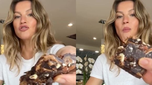 Chocolate não é vilão na dieta: essa receita de Gisele Bündchen não leva açúcar, ajuda na saciedade e te 'deixa feliz', garante nutricionista