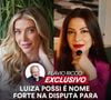 Luiza Possi compartilhou nota suspeita de Flavio Ricco falando seu nome como principal cotada para substituir Ana Paula Padrão