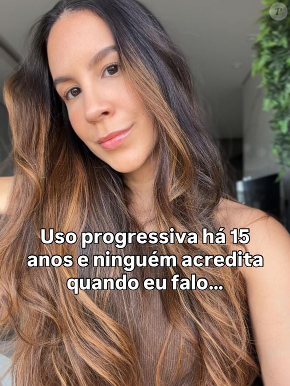 Marília Mendes revela os cuidados que ajudaram a manter saudável um cabelo com progressiva há 15 anos e luzes: 'Uso progressiva há 15 anos e ninguém acredita quando eu falo...'. Criadora compartilha rotina para fortalecer e cuidar dos fios