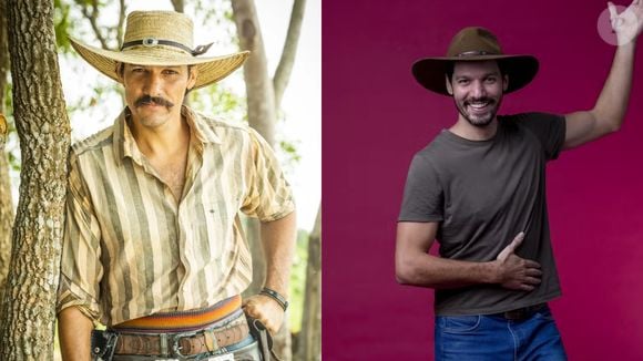 Antes e depois de Guito: o cantor estreou em 'Pantanal' (2022) e agora aparece como Malvino em 'Coração Acelerado'