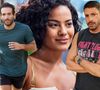 Maria de Fátima (Bella Campos) vive triângulo amoroso com César (Cauã Reymond) e Afonso (Humberto Carrão)