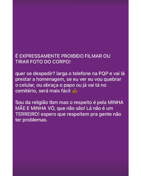 Irmão de Pedro Duarte deixou claro que fotos e vídeos não serão permitidos no velório e enterro neste domingo, 31 de agosto de 2025