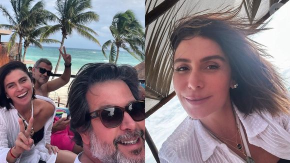 Giovanna Antonelli reúne ex-marido, Murilo Benício, e atual em viagem e diverte a web