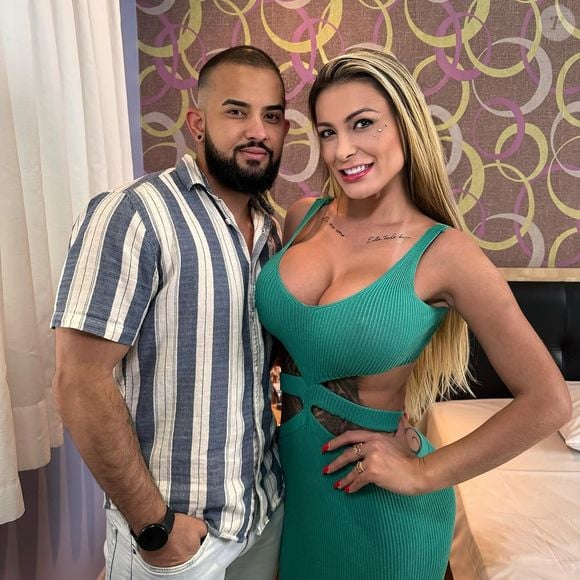 Andressa Urach fez a primeira parceria com um homem trans em 2024