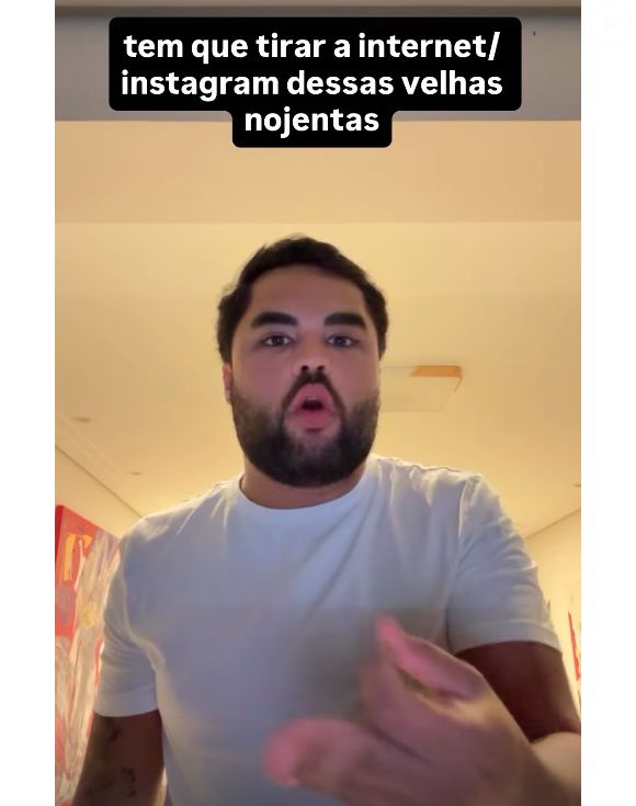 Lucas Guedez foi alvo de comparação a Hytalo Santos por postar vídeo brincando com filha de Virginia Fonseca: 'Fiquei assustado'