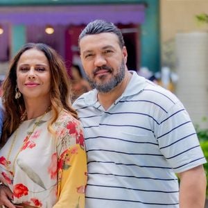 Ao contrário de Belo, Viviane Araújo evita comentar sobre o passado com o cantor