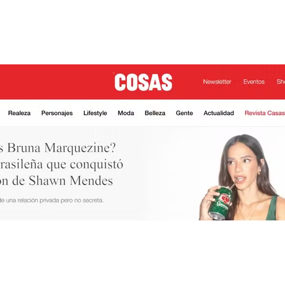 A repercussão também chegou à América Latina. A revista Cosas, do Equador, publicou um perfil explicando quem é Bruna Marquezine e relembrou diferentes fases de sua trajetória
