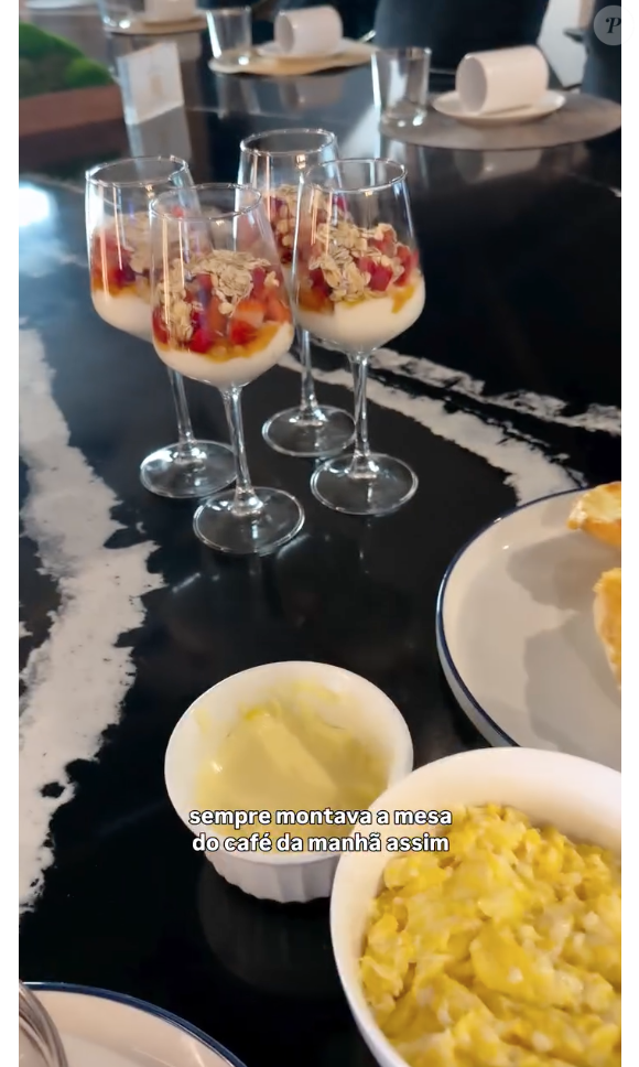 Camila Cavazana preparava pratos diferenciados todos os dias, desde o café da manhã até o jantar