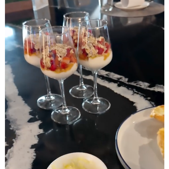 Camila Cavazana preparava pratos diferenciados todos os dias, desde o café da manhã até o jantar