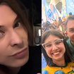 Te declaro excomungada. E vá para o raio que a parta': ex-baterista do Angra se irrita ao ver Eduarda Campopiano, deputada 'antifeminista' do PL mais votada de SP, usando camiseta da banda de rock