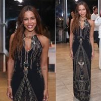Anitta usa vestido de luxo inspirado em Cleópatra no lançamento do filme 'G-20' com Viola Davis e mais famosas. Veja os looks!