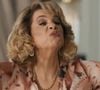 Pilar (Isabel Teixeria) fica furiosa ao descobrir caso de Ingrid (Agatha Moreira) com Iuri (José Loreto)