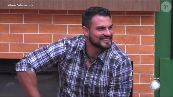 Daniel Erthal em A Fazenda 18: peão se revoltou após ser vetado da primeira Prova do Fazendeiro e discutiu com Renê