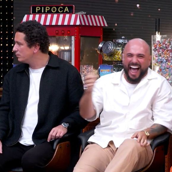 Ed Gama quis saber de Angélica se o filho não tinha medo do bico (nariz) de Luciano Huck