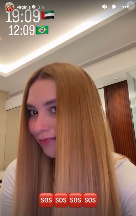 Virgínia acredita que o cabeleireiro fez um progressiva em seu cabelo