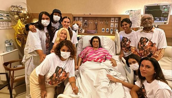 Preta Gil está internada desde dezembro, quando passou por uma cirurgia de mais de 20 horas para retirada de tumores