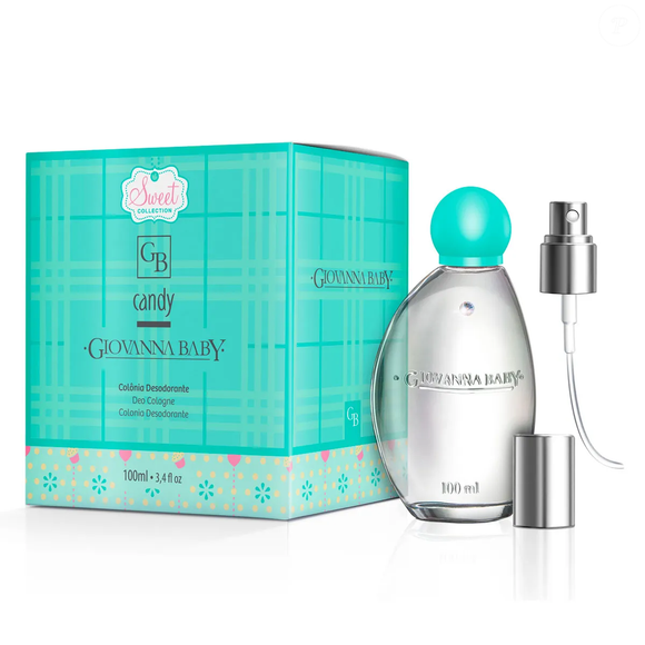Candy (Giovanna Baby) - 100ml | R$ 64,95 - traz uma fragrância leve e divertida, ideal para quem gosta de perfumes doces na medida certa