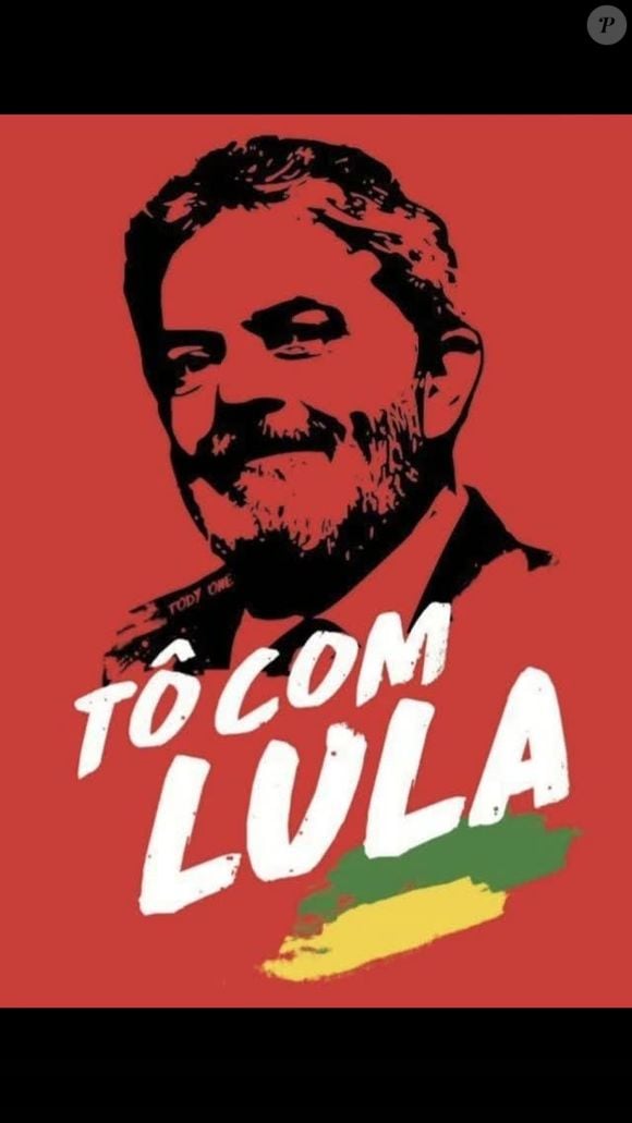 Marco Leão Sol, ex-baterista e um dos fundadores do Angra, é apoiador de Lula, do PT; a imagem foi publicada em seu perfil oficial do Instagram