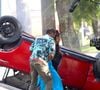 Novela 'Por Você': gravação de importante cena teve carro capotado na Lagoa Rodrigo de Freitas, no Rio de Janeiro, com Sheron Menezzes, Lucy Ramos e mais atores do elenco