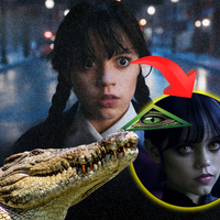 Wandinha ‘reptiliana’? 'Sem sobrancelhas', Jenna Ortega aposta em vestido de látex transparente em evento da 2ª temporada da série da Netflix. Fotos!