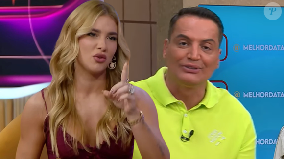 Léo Dias criticou Virgínia Fonseca ao vivo no Melhor da Tarde após a influenciadora publicar um vídeo beijando um macaco na boca