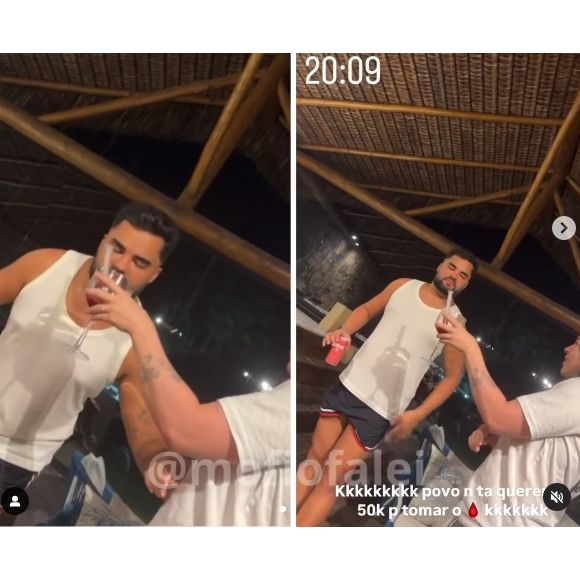 Virginia Fonseca causou revolta ao oferecer dinheiro para amigo Lucas Guedes beber o sangue dela: 'Humilhação'