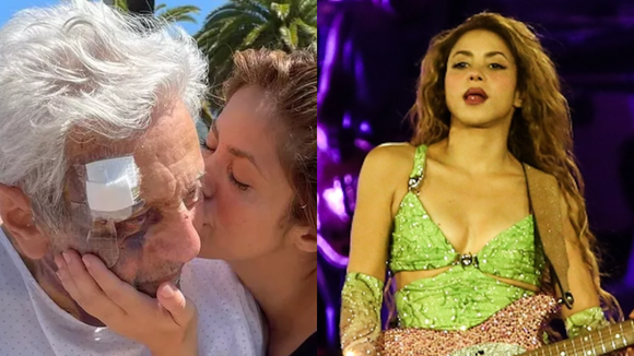 Pai de Shakira teve um AVC horas antes do grande show da filha em Copacabana; revista espanhola expõe novos bastidores