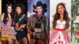 Festa junina 2025: essas 55 fotos de looks de famosas trazem inspirações de vestido, penteado e make para usar ainda neste ano