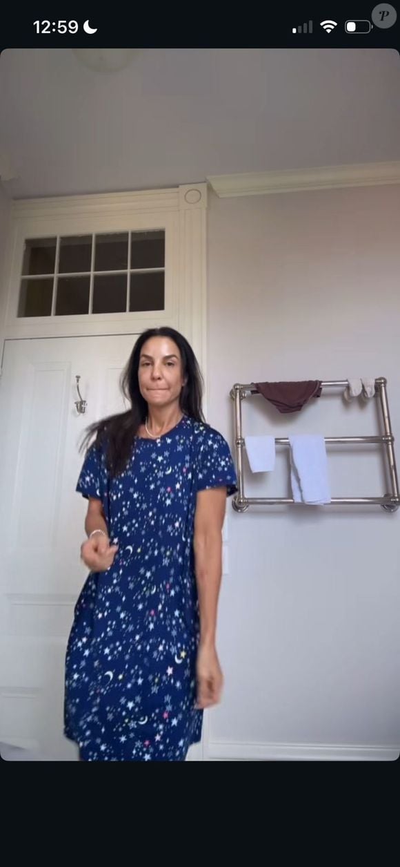 Ivete Sangalo dançou de camisola para os fãs na manhã deste sábado (25)