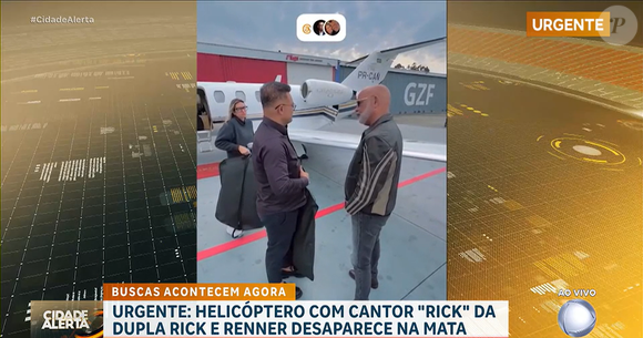 Segundo o Portal R7, o helicóptero que transportava Rick Sollo perdeu contato no início da tarde desta segunda-feira (21), durante um forte temporal na região de Urubici, na Serra Catarinense