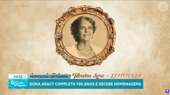 Aos 101 anos, diretora Aracy de Teixeira Lyra frequenta três vezes o colégio que fundou em 1953