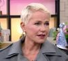 Ao vivo na Globo, Xuxa dá recado sincerão para os haters após críticas por looks de show: 'Vou continuar mostrando minha virilha, ou melhor, meu talento'