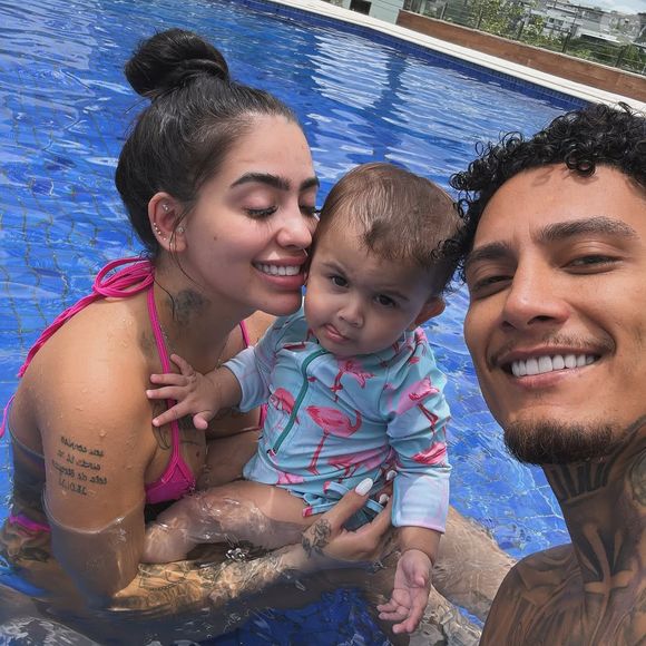 MC Mirella e Dynho Alves são pais de Serena, de 1 ano