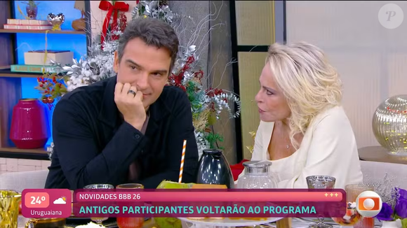 Ana Maria Braga entregou transplante capilar de Tadeu Schmidt