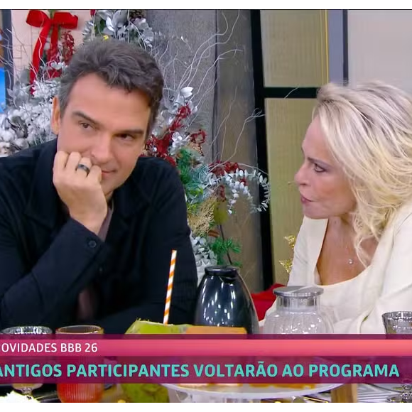 Ana Maria Braga entregou transplante capilar de Tadeu Schmidt