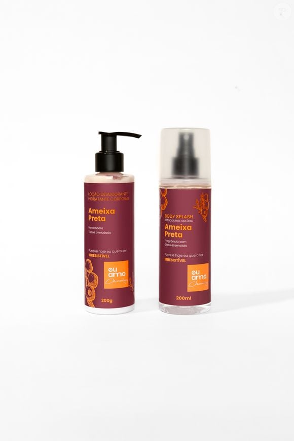22. Kit Hidratante Corporal e Body Splash Ameixa Preta (Cless Cosméticos) | R$ 64,80
Kit corporal com fragrância intensa e sofisticada de ameixa preta.