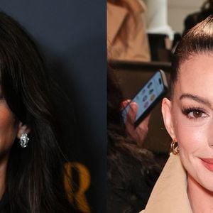 Comparação entre o rosto de Anne Hathaway: assim estava a atriz em outubro e está agora