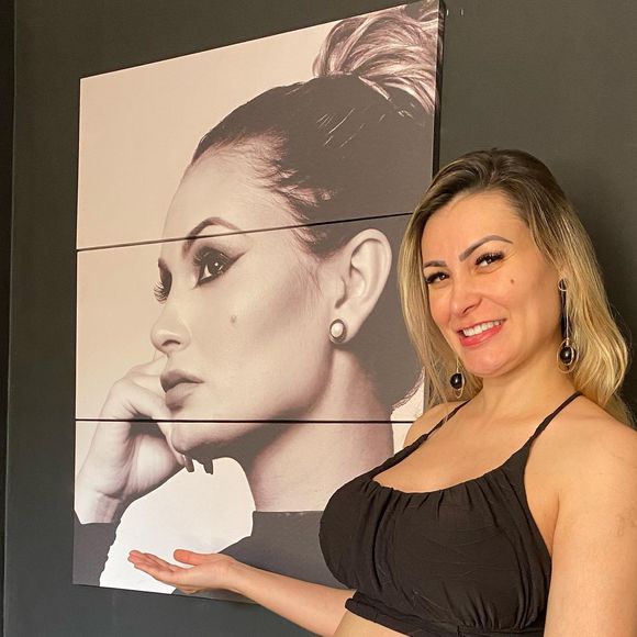 Quando engravidou de Leon, seu segundo filho, Andressa Urach mostrava com frequência seu rosto sem make