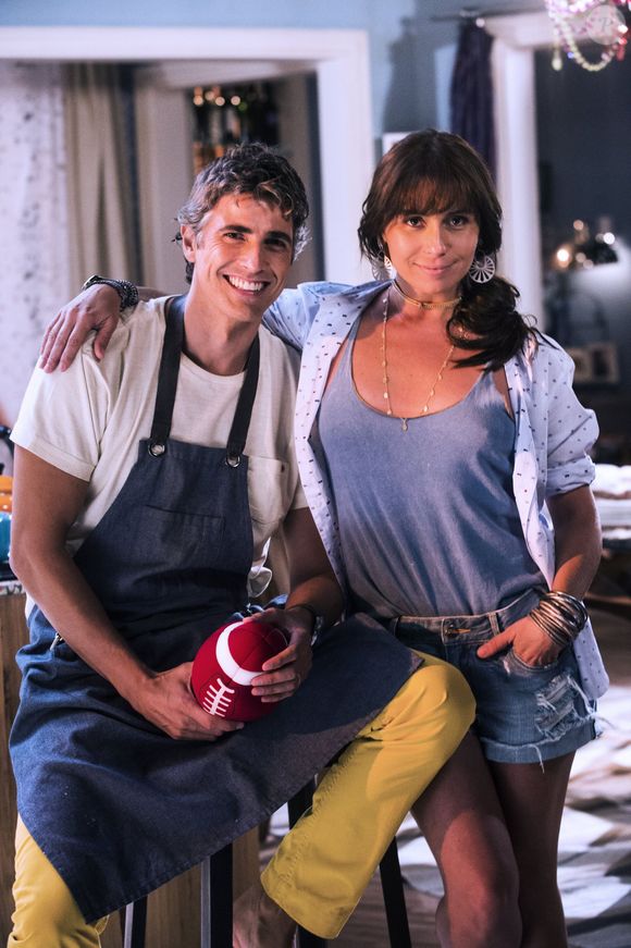 Giovanna Antonelli e Reynaldo Gianecchini fizeram 'Em Família' juntos