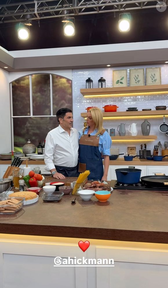 Ana Hickmann cozinhou com Edu Guedes e emocionou os fãs ao falar sobre o câncer do apresentador