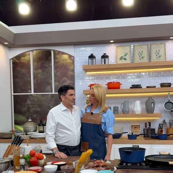 Ana Hickmann cozinhou com Edu Guedes e emocionou os fãs ao falar sobre o câncer do apresentador