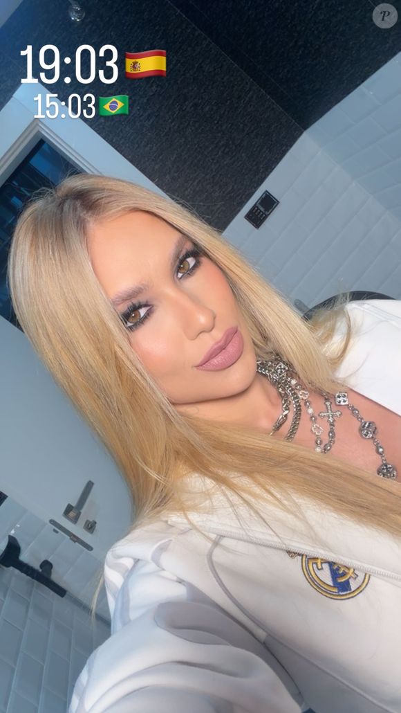 Todas as joias usadas por Virgínia são de Vini Jr.