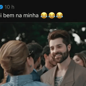 Alok reage com bom humor após cantada da personagem de Débora Bloch em cena da Globo