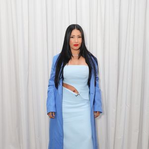 Simaria roubou a cena no desfile da grife Misci, em São Paulo, na noite desta quinta-feira (24)