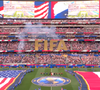 Em meio ao clima de Copa e ao jogo dos Estados Unidos, a tonalidade do tênis imediatamente me lembrou a tradicional "apple pie", a famosa torta de maçã norte-americana