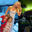 Nem Disney, nem parque: os quartos das filhas de Virgínia Fonseca em Orlando têm LEDs, nave espacial, escorregador e até piso que acende! Aos detalhes