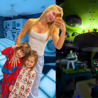 Nem Disney, nem parque: os quartos das filhas de Virgínia Fonseca em Orlando têm LEDs, nave espacial, escorregador e até piso que acende! Aos detalhes
