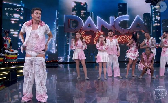 Rodrigo Faro não respondeu se tinha enchimento na parte da frente da cueca